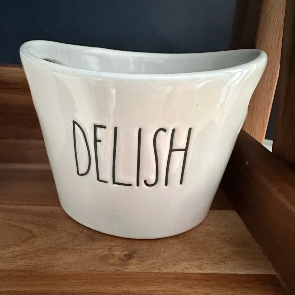 Rae Dunn YUM TASTY DELISH charcuterie, condiment bowls Farmhouse Kitchen Decor
